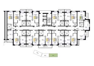 2-к квартира, вторичка, 71м2, 13/15 этаж