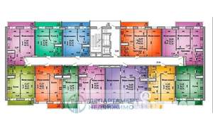 1-к квартира, вторичка, 44м2, 9/18 этаж