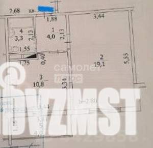 1-к квартира, вторичка, 41м2, 4/16 этаж