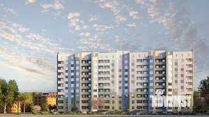 1-к квартира, вторичка, 37м2, 6/9 этаж