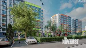2-к квартира, строящийся дом, 54м2, 8/9 этаж
