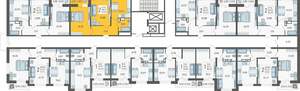2-к квартира, вторичка, 51м2, 14/16 этаж