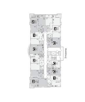 2-к квартира, вторичка, 60м2, 12/16 этаж