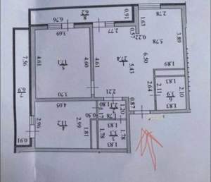 2-к квартира, вторичка, 78м2, 21/24 этаж