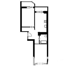2-к квартира, вторичка, 61м2, 20/20 этаж