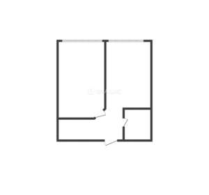 1-к квартира, вторичка, 44м2, 8/24 этаж