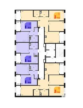 1-к квартира, вторичка, 35м2, 8/18 этаж