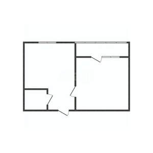 1-к квартира, вторичка, 40м2, 8/12 этаж