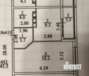 1-к квартира, вторичка, 38м2, 13/18 этаж