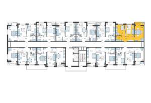 2-к квартира, вторичка, 52м2, 2/12 этаж