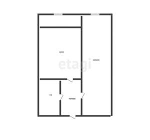 1-к квартира, вторичка, 37м2, 1/6 этаж