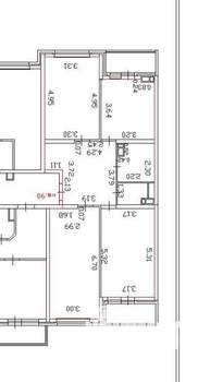 3-к квартира, вторичка, 85м2, 13/18 этаж
