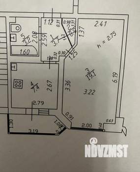 1-к квартира, вторичка, 34м2, 3/9 этаж