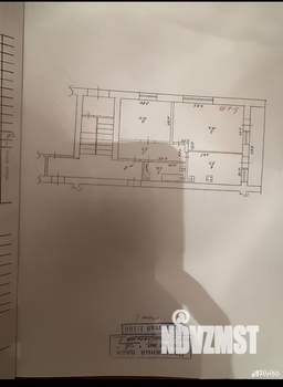 2-к квартира, вторичка, 46м2, 1/2 этаж