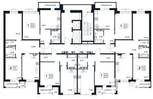 1-к квартира, вторичка, 48м2, 10/12 этаж