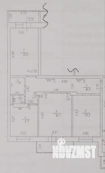 3-к квартира, вторичка, 82м2, 8/16 этаж