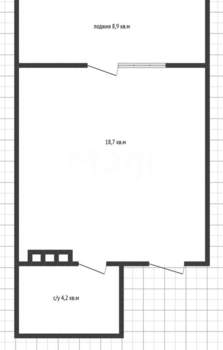 Студия квартира, вторичка, 23м2, 3/4 этаж